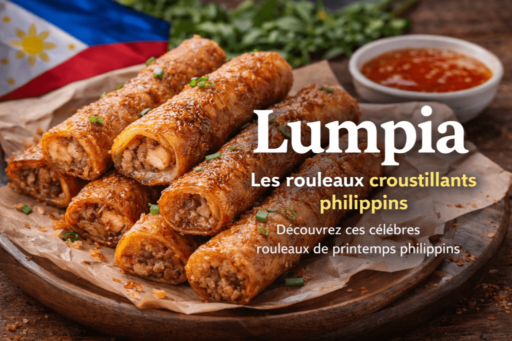 lumpia philippins rouleaux croustillants frits avec sauce aigre douce