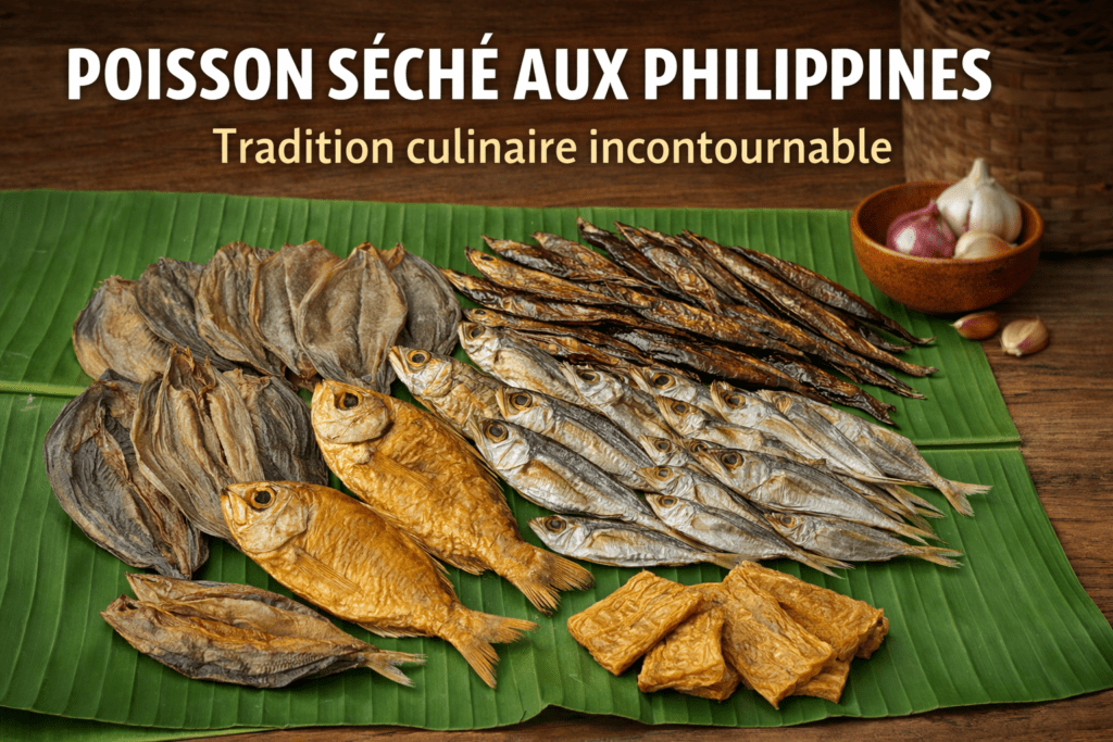 poisson séché aux Philippines tuyo daing danggit spécialité traditionnelle de la cuisine philippine