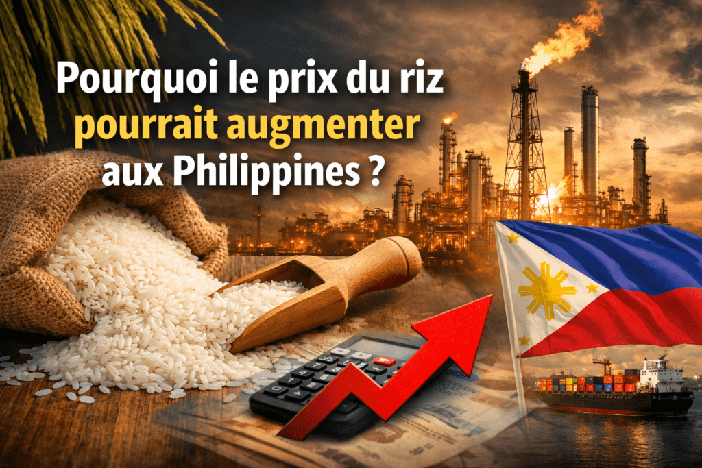 prix du riz aux Philippines en hausse avec inflation, importations et contexte économique mondial
