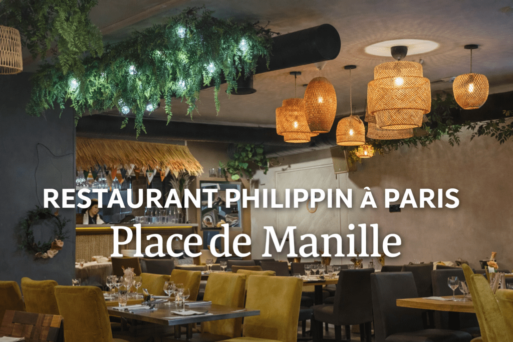 restaurant philippin Paris Place de Manille intérieur ambiance chaleureuse décoration authentique