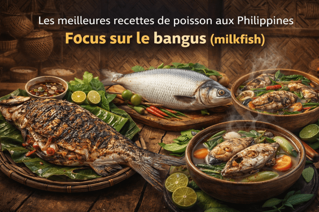 Recettes de poisson philippines avec bangus grillé, sinigang et paksiw, spécialités traditionnelles à base de milkfish aux Philippines